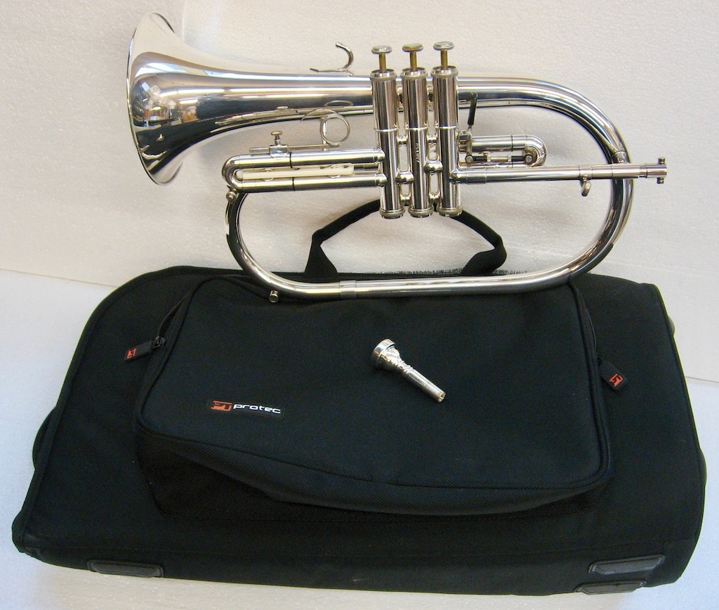 Getzen B- Flügelhorn Capri versilbert Getzen B- Flügelhorn Capri versilbert